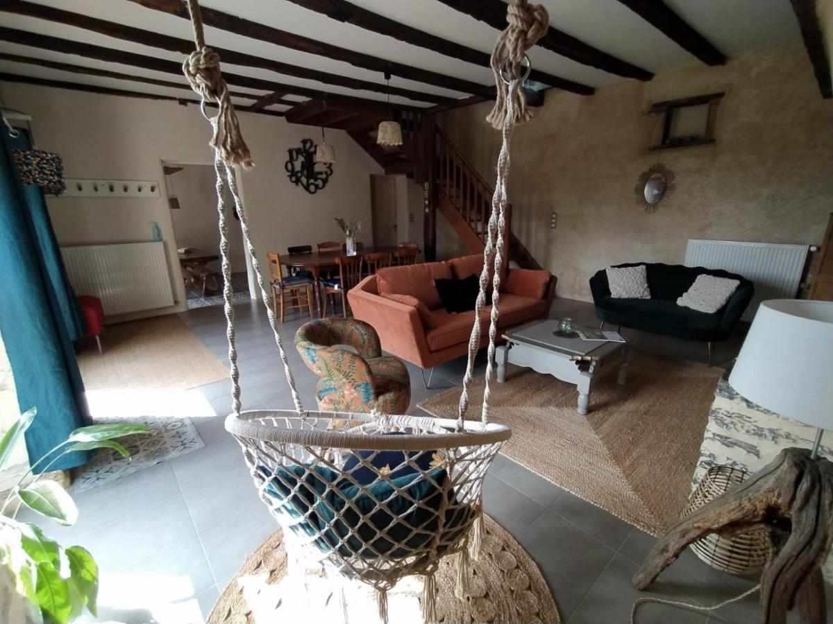Ecolodge La Belle Verte Saint-Mʼhervé Bagian luar foto