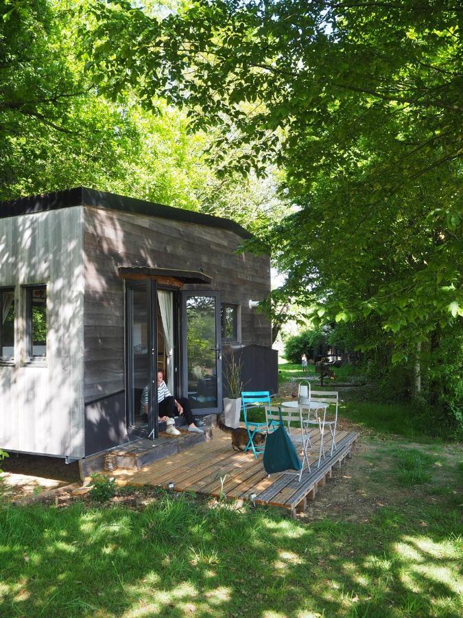 Ecolodge La Belle Verte Saint-Mʼhervé Bagian luar foto