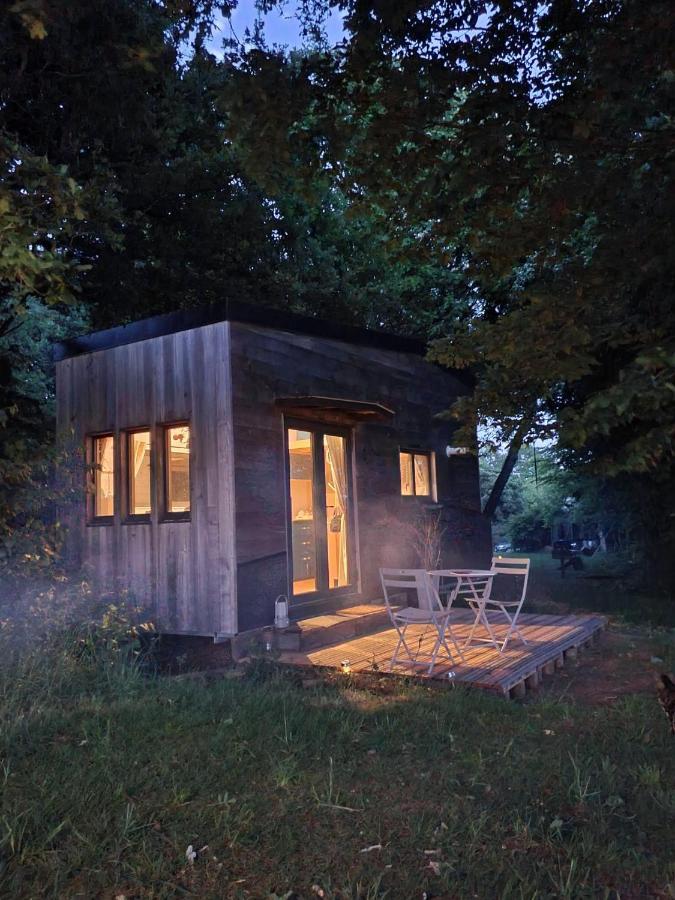 Ecolodge La Belle Verte Saint-Mʼhervé Bagian luar foto