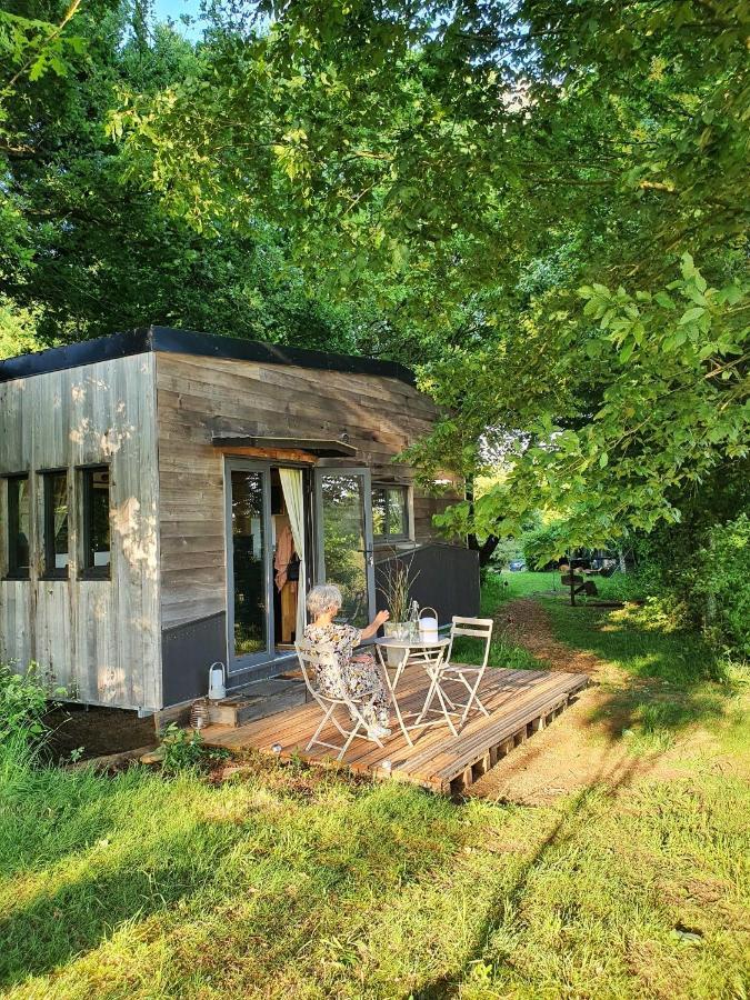 Ecolodge La Belle Verte Saint-Mʼhervé Bagian luar foto