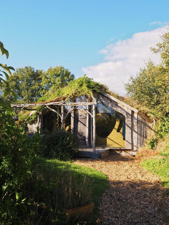 Ecolodge La Belle Verte Saint-Mʼhervé Bagian luar foto