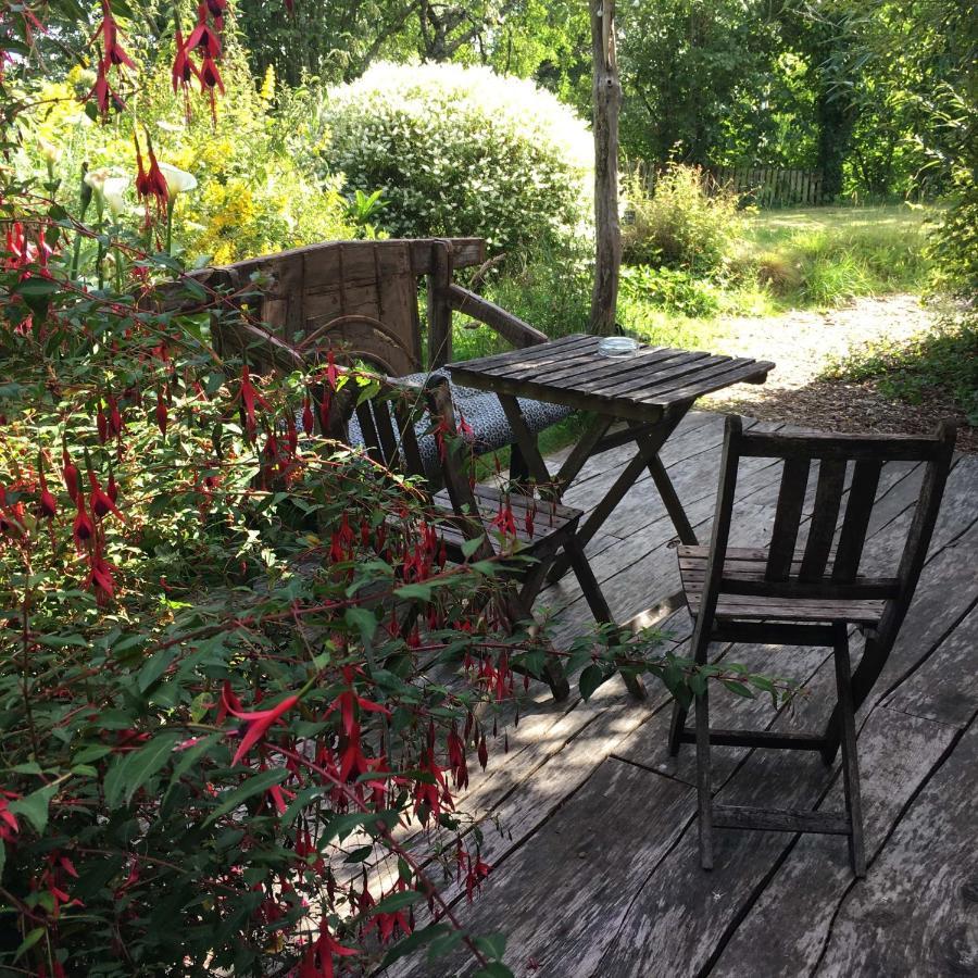 Ecolodge La Belle Verte Saint-Mʼhervé Bagian luar foto