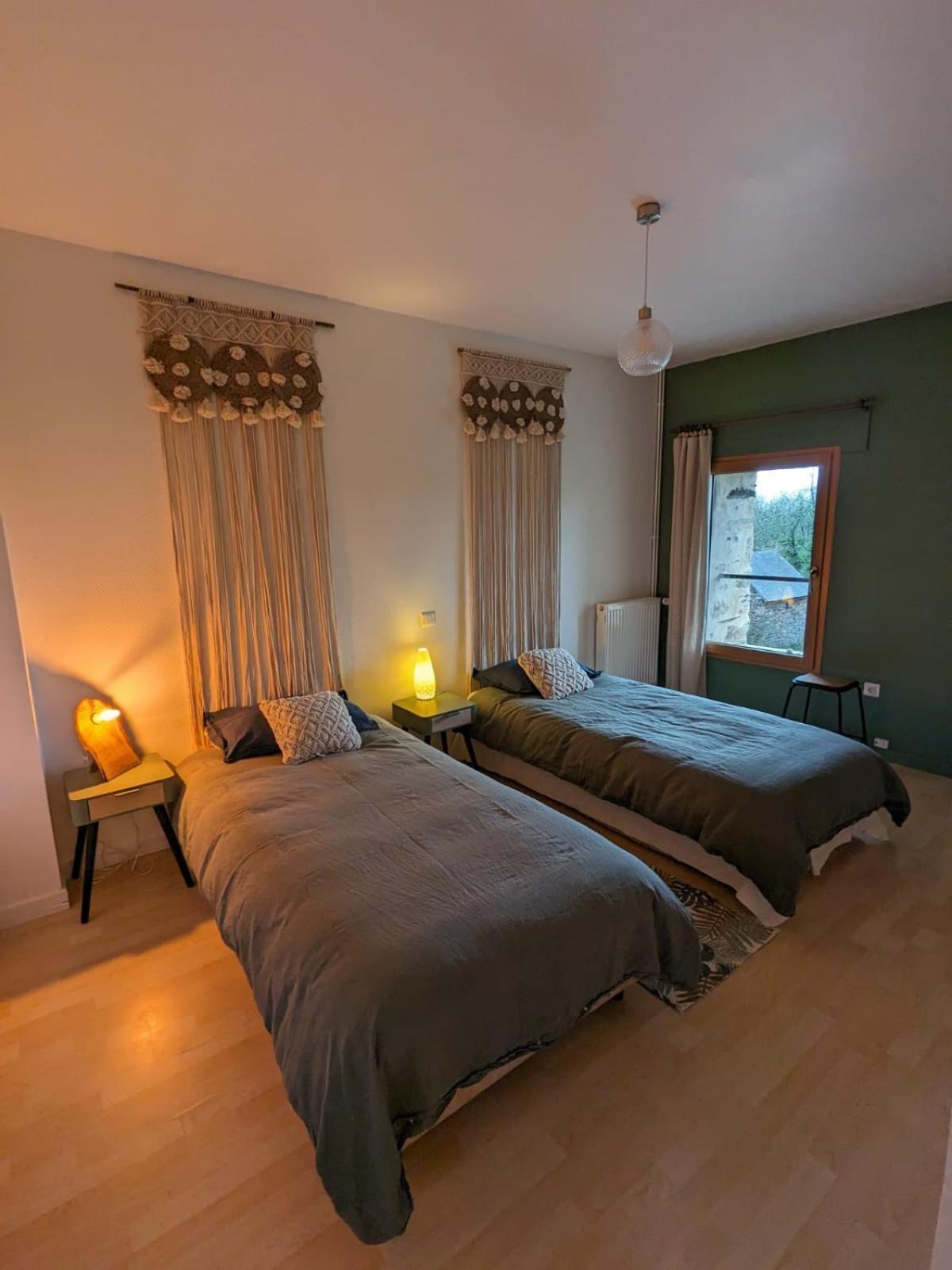 Ecolodge La Belle Verte Saint-Mʼhervé Bagian luar foto