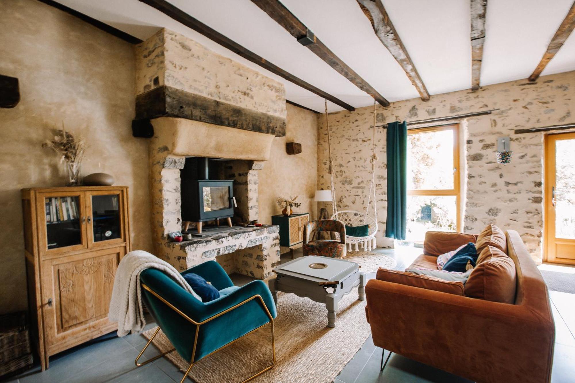 Ecolodge La Belle Verte Saint-Mʼhervé Bagian luar foto