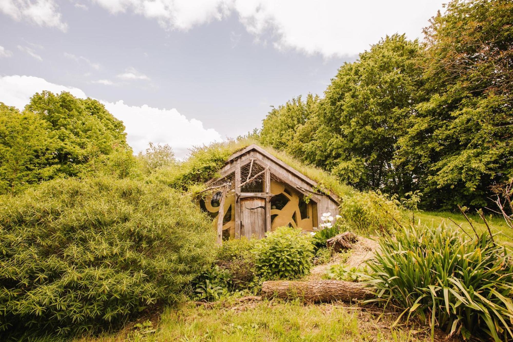 Ecolodge La Belle Verte Saint-Mʼhervé Bagian luar foto
