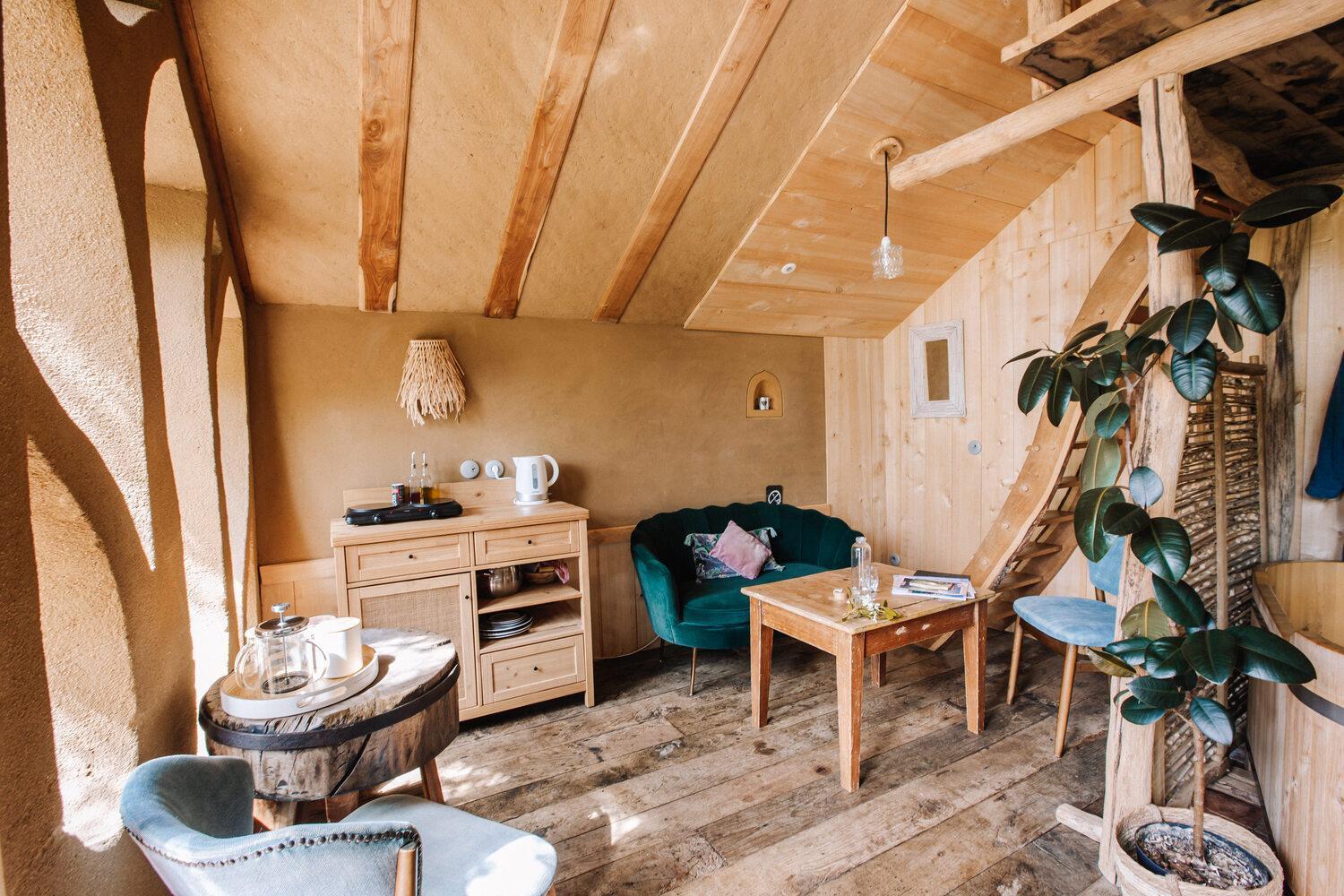 Ecolodge La Belle Verte Saint-Mʼhervé Bagian luar foto